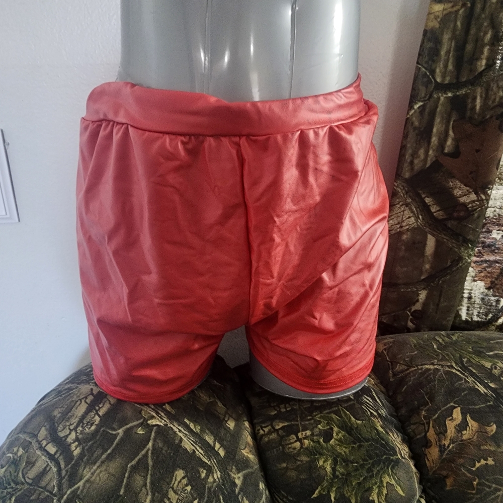 Women's Athletic Shorts in Red